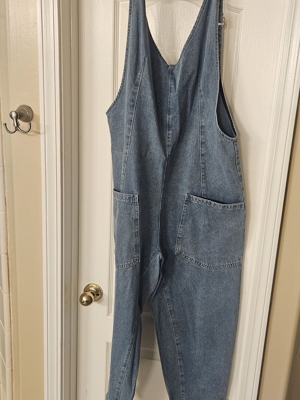Amazon- Denim Overalls with Front Pockets